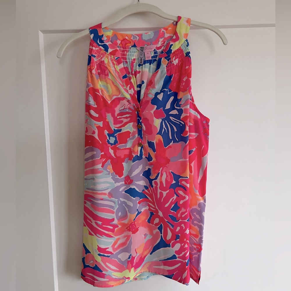 Lilly Pulitzer silk tank